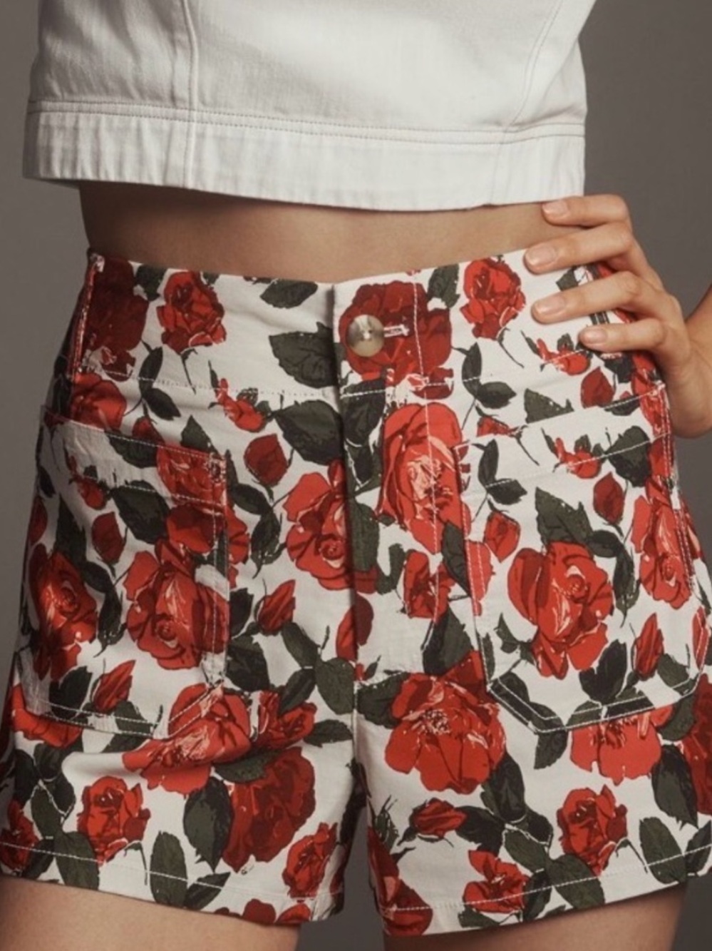 Anthropologie x Maeve Colette Magic Fabric Shorts Size 30 NWT